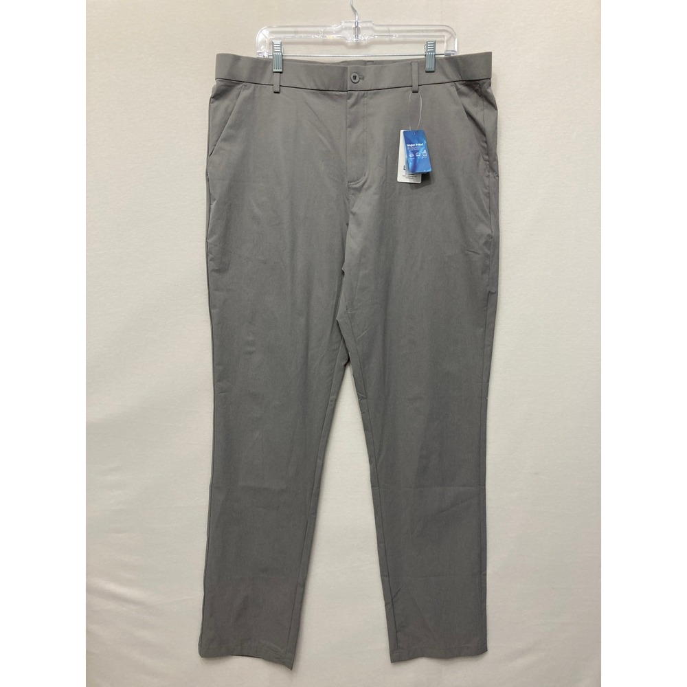 New Libin Performance Pants 38x32 Blue Golf Hiking Water Resistant UPF 50+